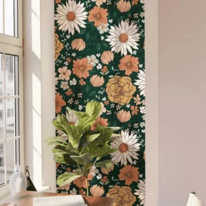 pink, yellow, white, floral