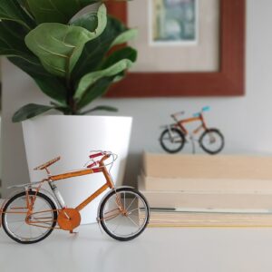 tiny bike ornament or shelf decoration