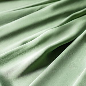 light green rippling fabric